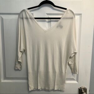 White House Black Market White top with bu…